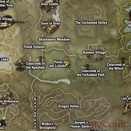 Карта расположения Wizard of Storm Teruk